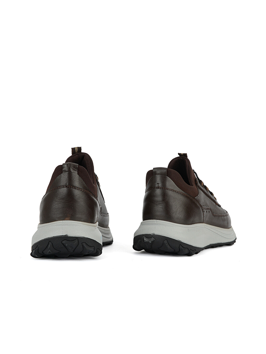 Kahverengi Erkek Hakiki Deri Sneaker 161423Z522 Kahve-2