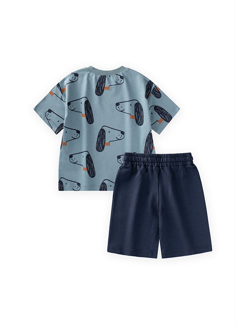 Desenli Kapri Takım 1-8 Yaş Mavi-1