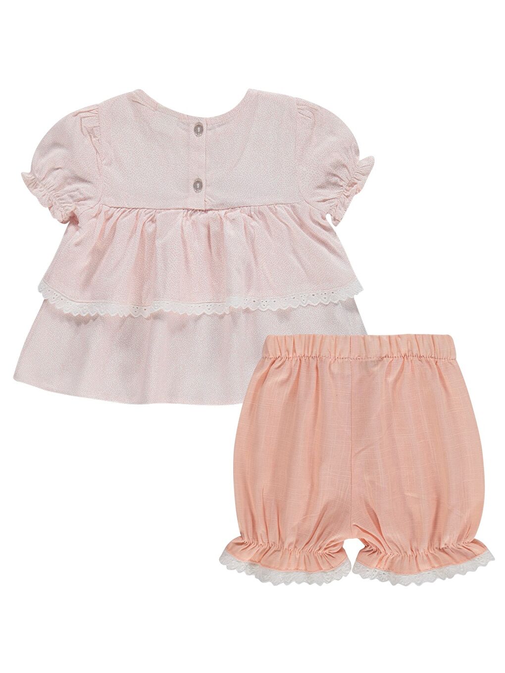 Baby Roba Fiyonklu 6-18 Ay Takım - Pembe-2