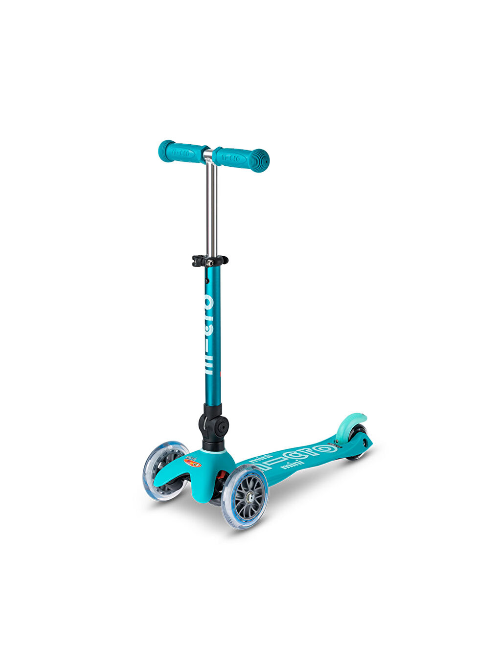 Micro Turkuaz Mini Deluxe Foldable 3 Tekerlekli Scooter Aqua