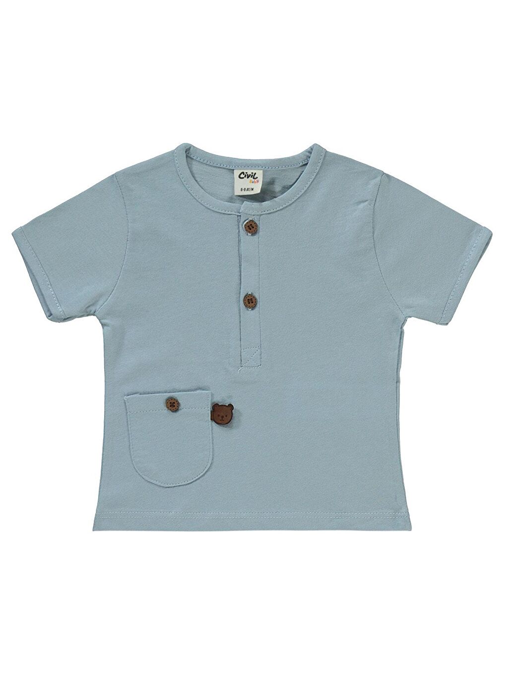 Baby Basic 6-18 Ay Takım - Mavi-1