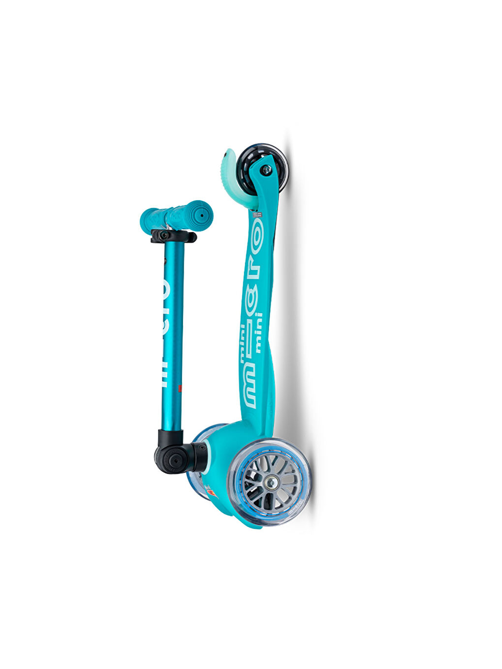 Micro Turkuaz Mini Deluxe Foldable 3 Tekerlekli Scooter Aqua - 1