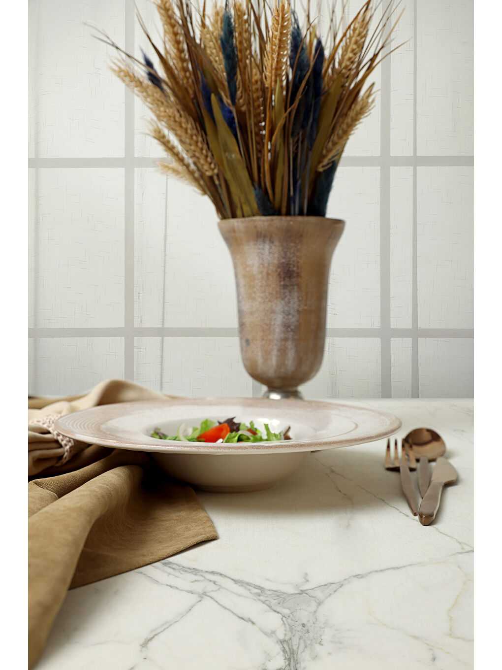 Karışık Deep Collection Gurme Makarna Tabağı 28 Cm-1