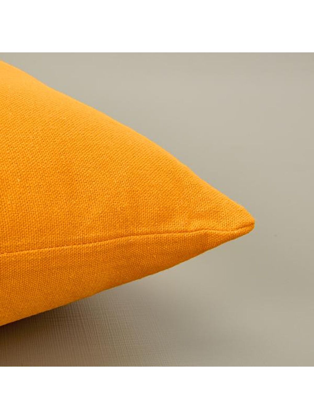 Kahverengi Soft Moss Kırlent - Hardal - 40x40 cm-1