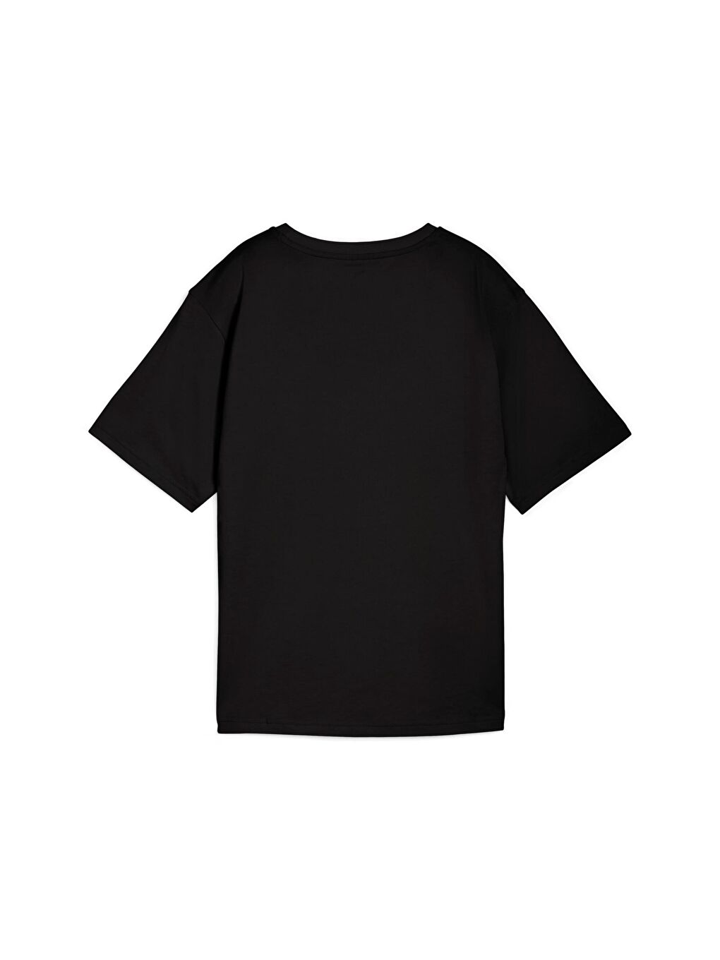 Siyah ESSENTIALS Nature 2.0 Kadın Geniş Kesim Tişört-1