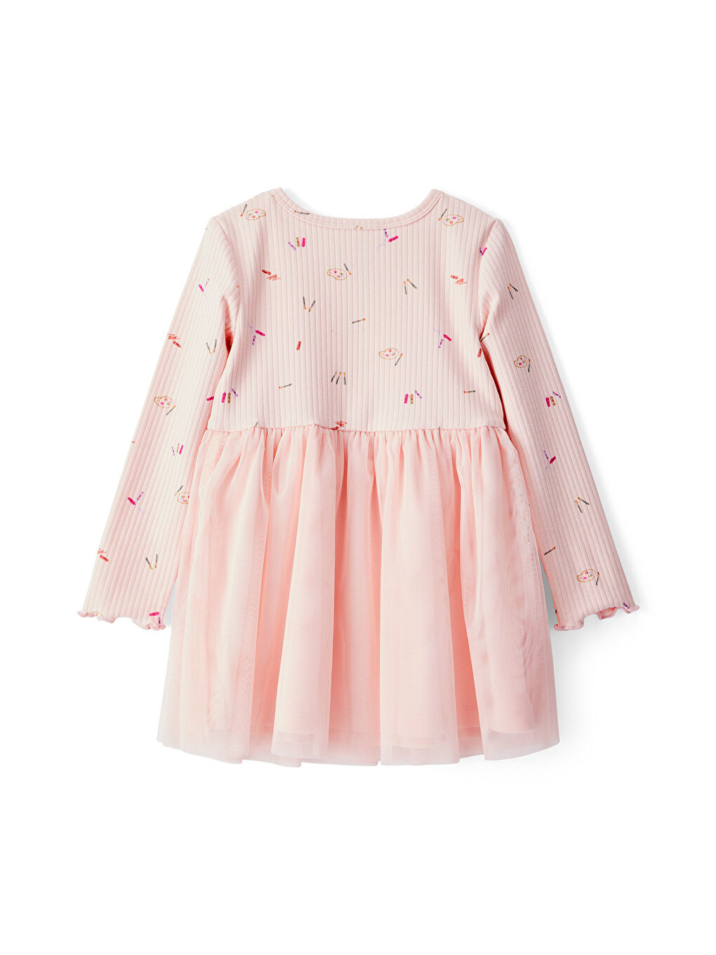 Kız Çocuk Pembe Elbise-1