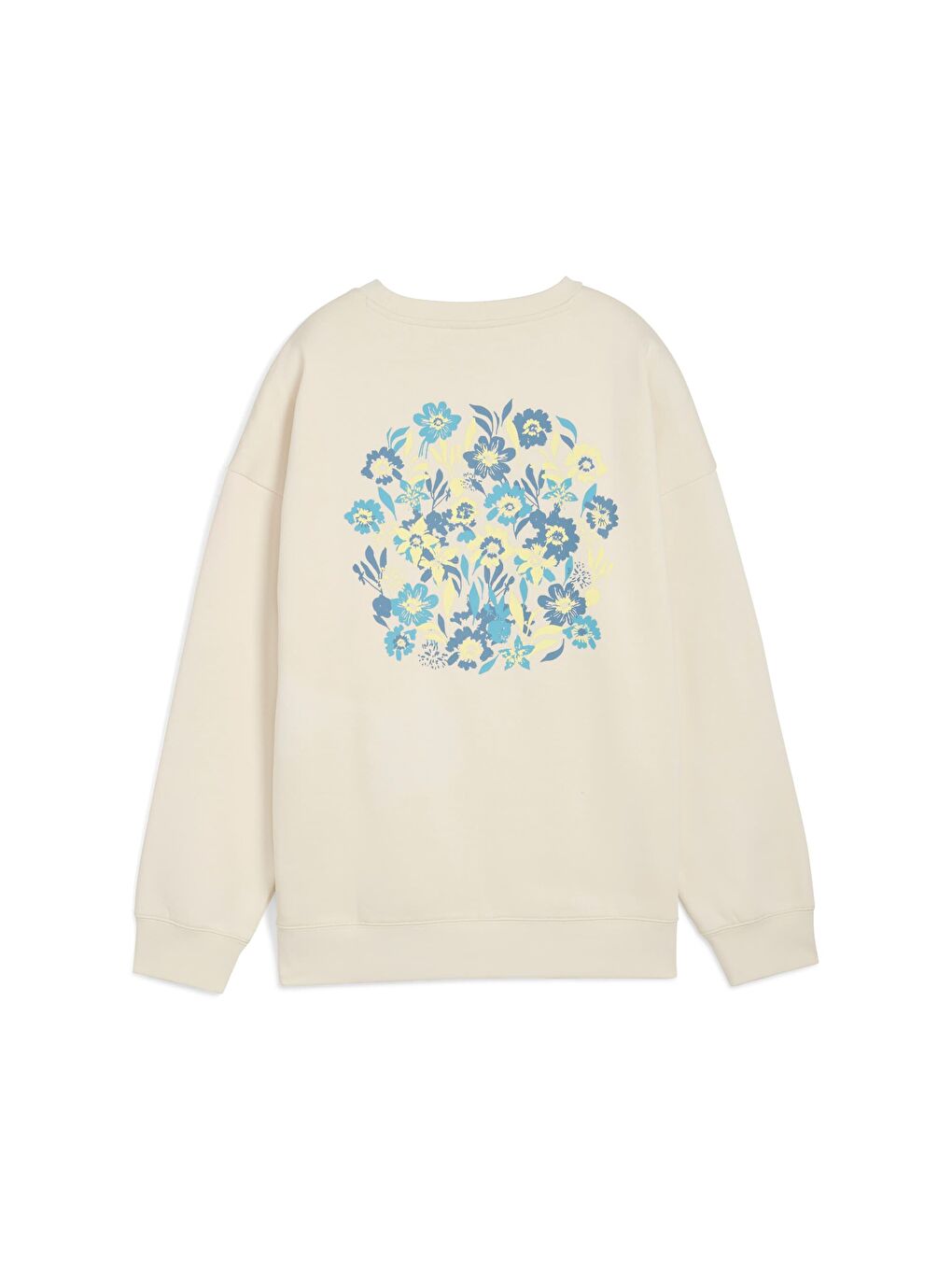 Beyaz ESSENTIALS Nature 2.0 Kadın Geniş Kesim SWEATSHIRT-3