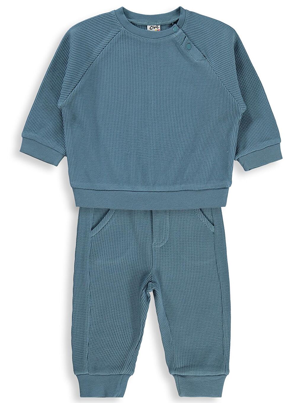 İndigo Baby Basic 3-18 Ay Takım - Mavi