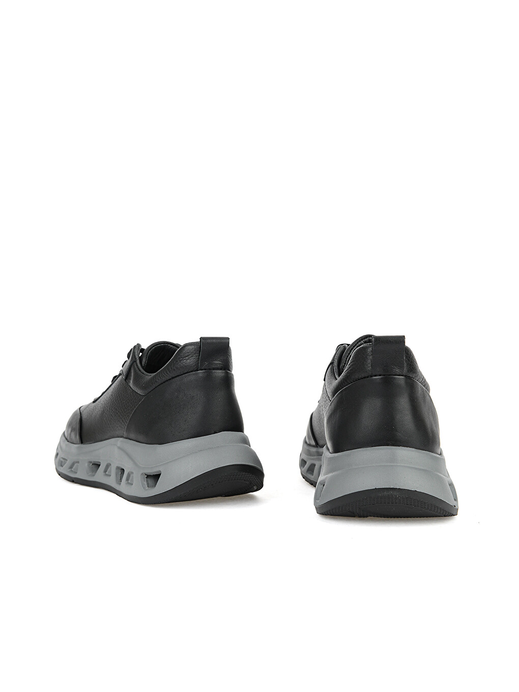 Erkek Hakiki Deri Sneaker 1611053Z1801 Siyah-2