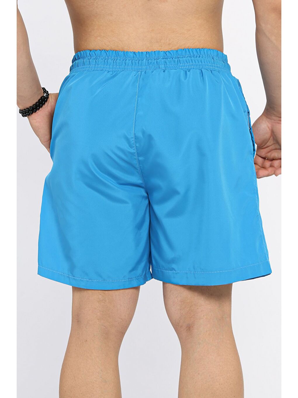 Mavi Erkek Cepli Deniz Şortu-1