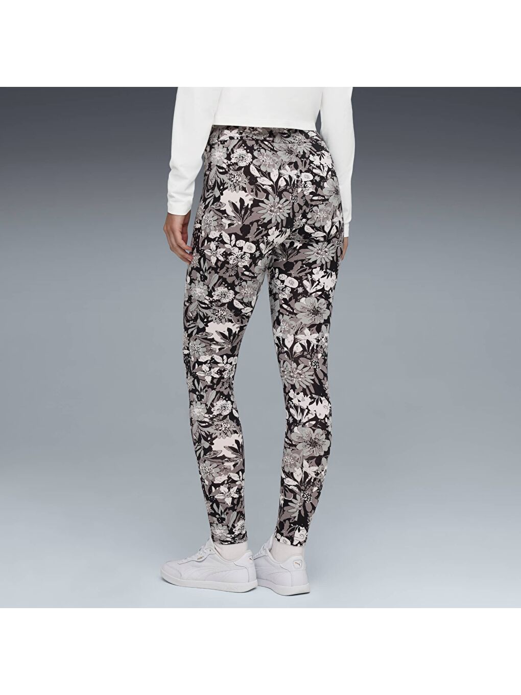 Siyah ESSENTIALS Nature 2.0 Kadın Tayt-2