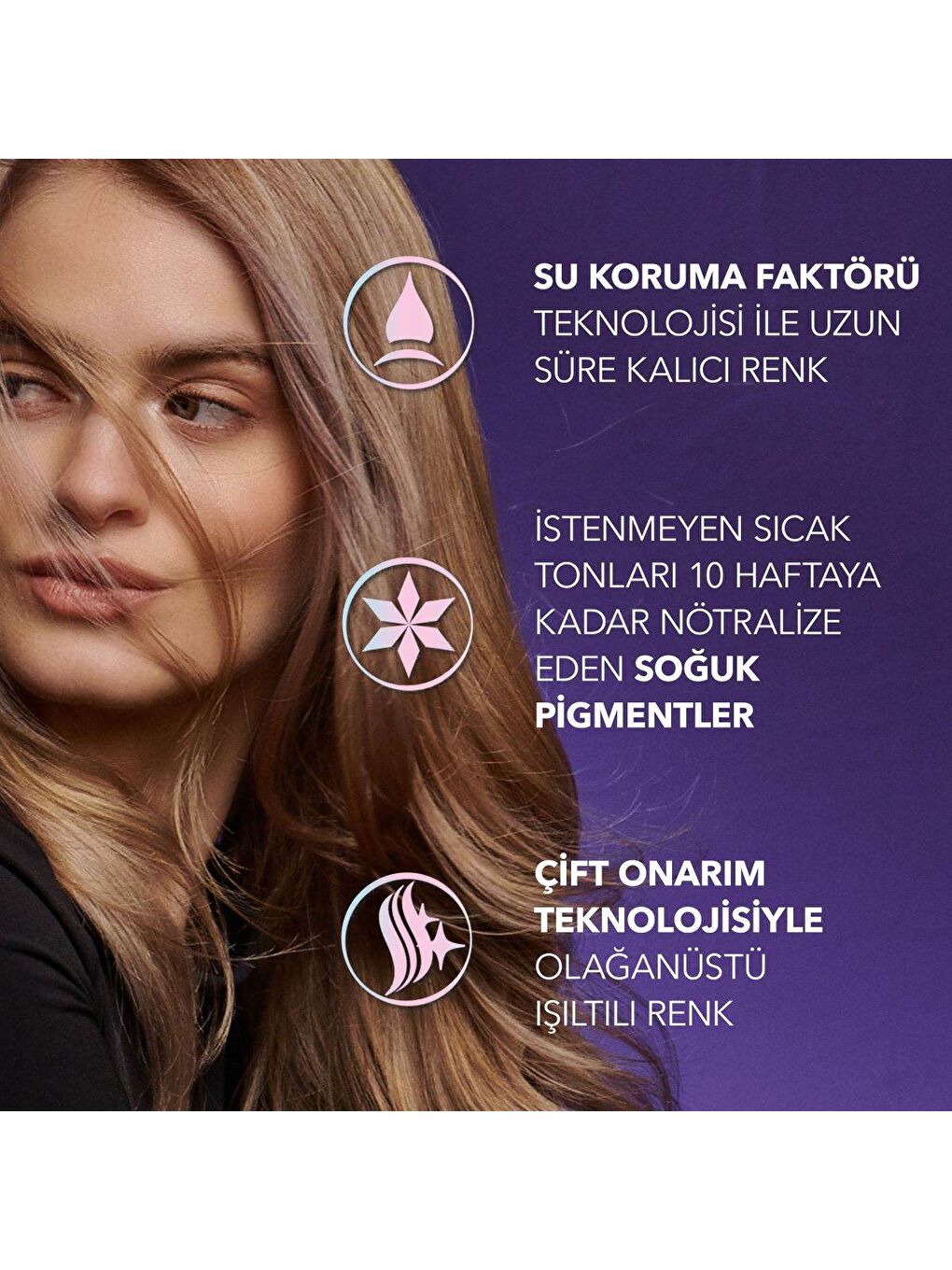 Wella Renksiz Koleston Supreme Kit 7/18 Işıltılı Inci Küllü Kumral *18 - 3