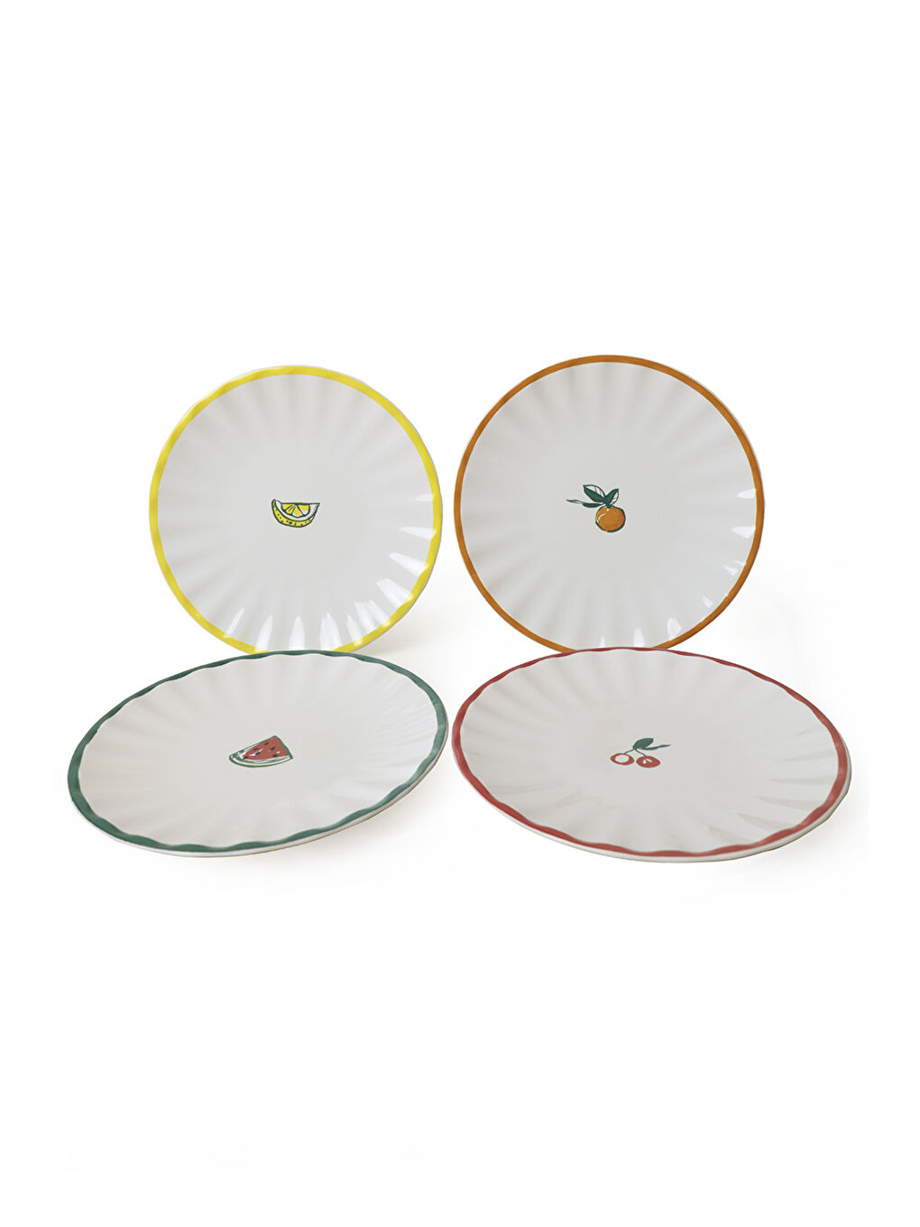 Karışık Fruit Feast Sirius Servis Tabağı 27 Cm 4 Adet-4