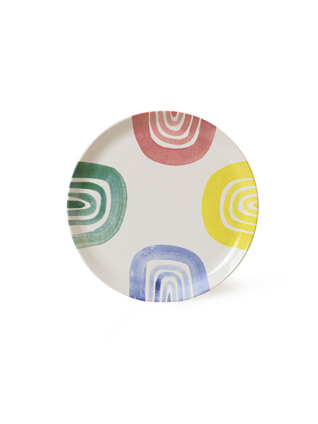 Karışık Etnik Hitit Pasta Tabağı 20 Cm 4 Adet-7