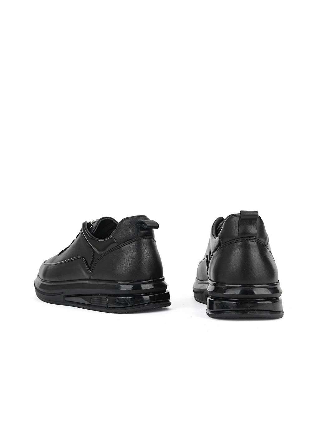Erkek Hakiki Deri Sneaker 1611037Z2583 Siyah-2