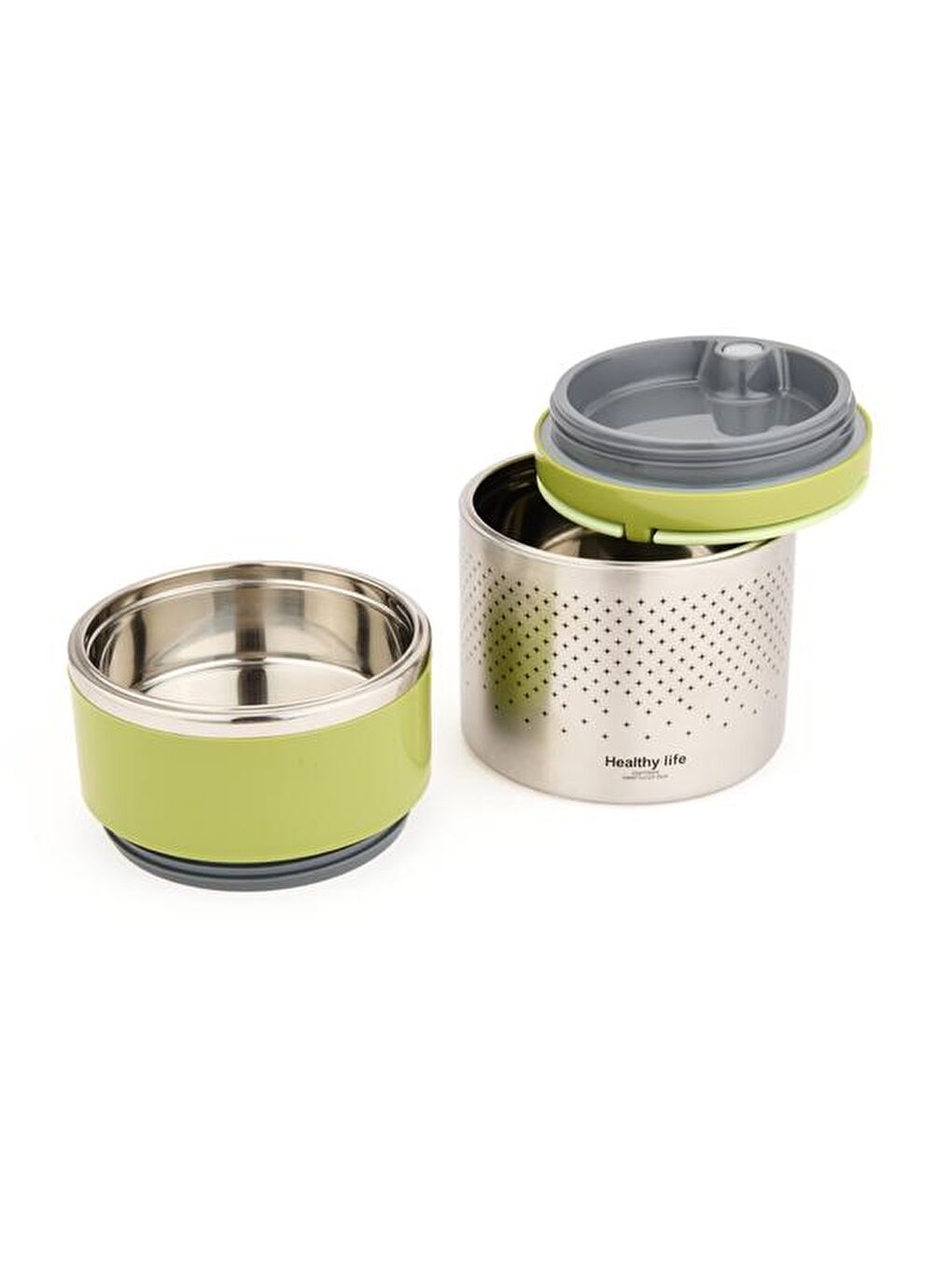 Karışık 2 Katlı Çelik Yemek Termosu - Asorti - 1,5 lt-5