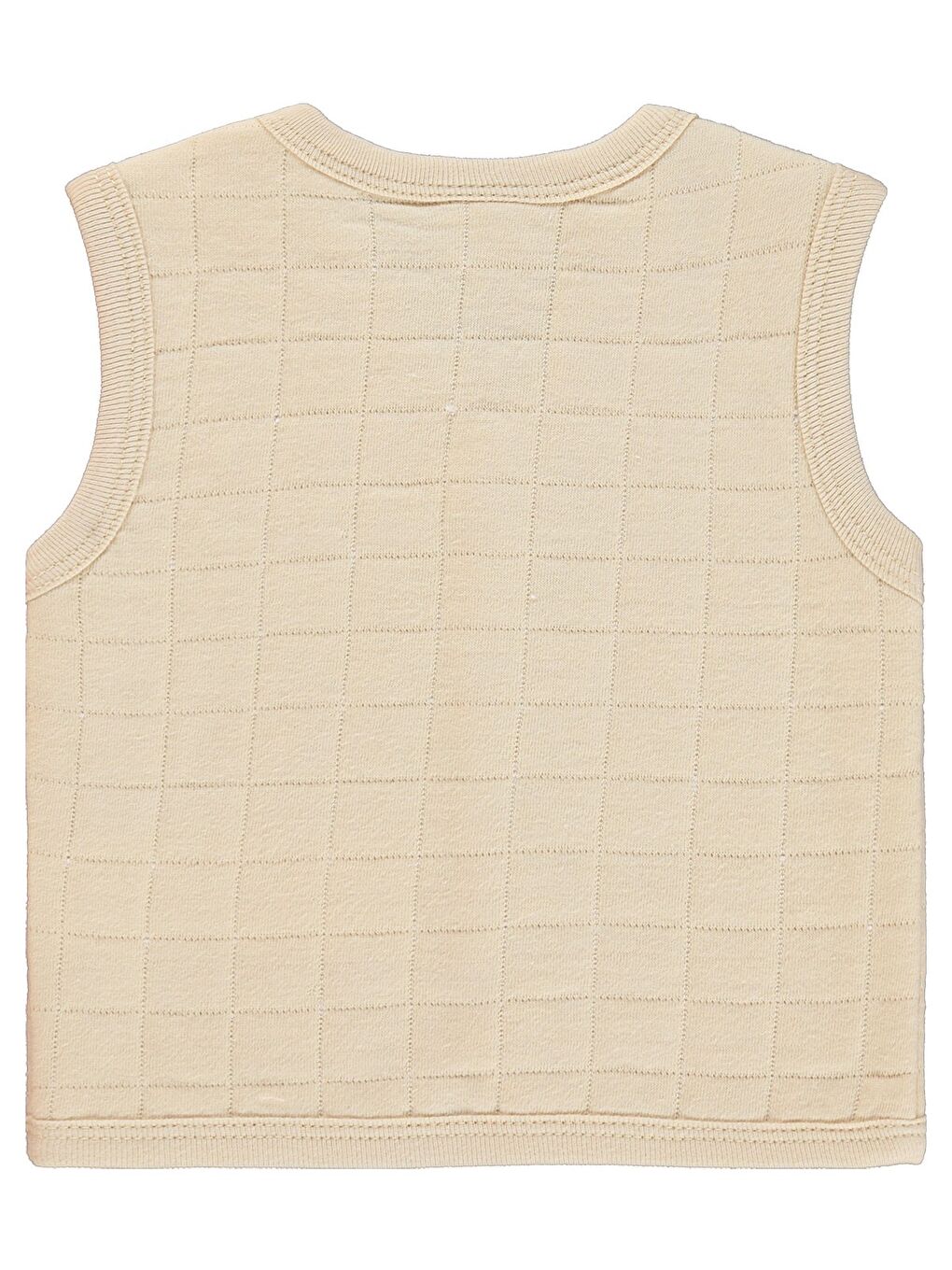 Baby Yıldız Nakışlı 3-18 Ay Yelek - Kahverengi-1