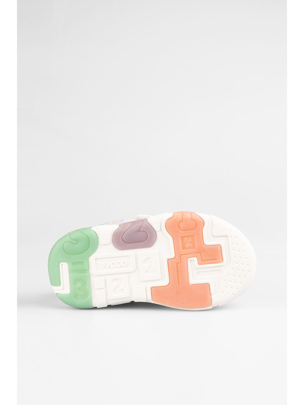 Number Işıklı Kız Bebek Pembe Spor Ayakkabı-5