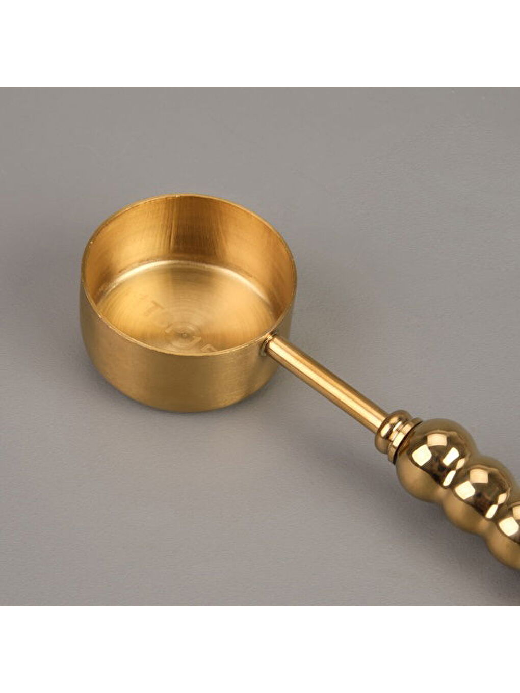 Sarı Paslanmaz Çelik Ölçü Kaşığı - Gold - 15 ml-2