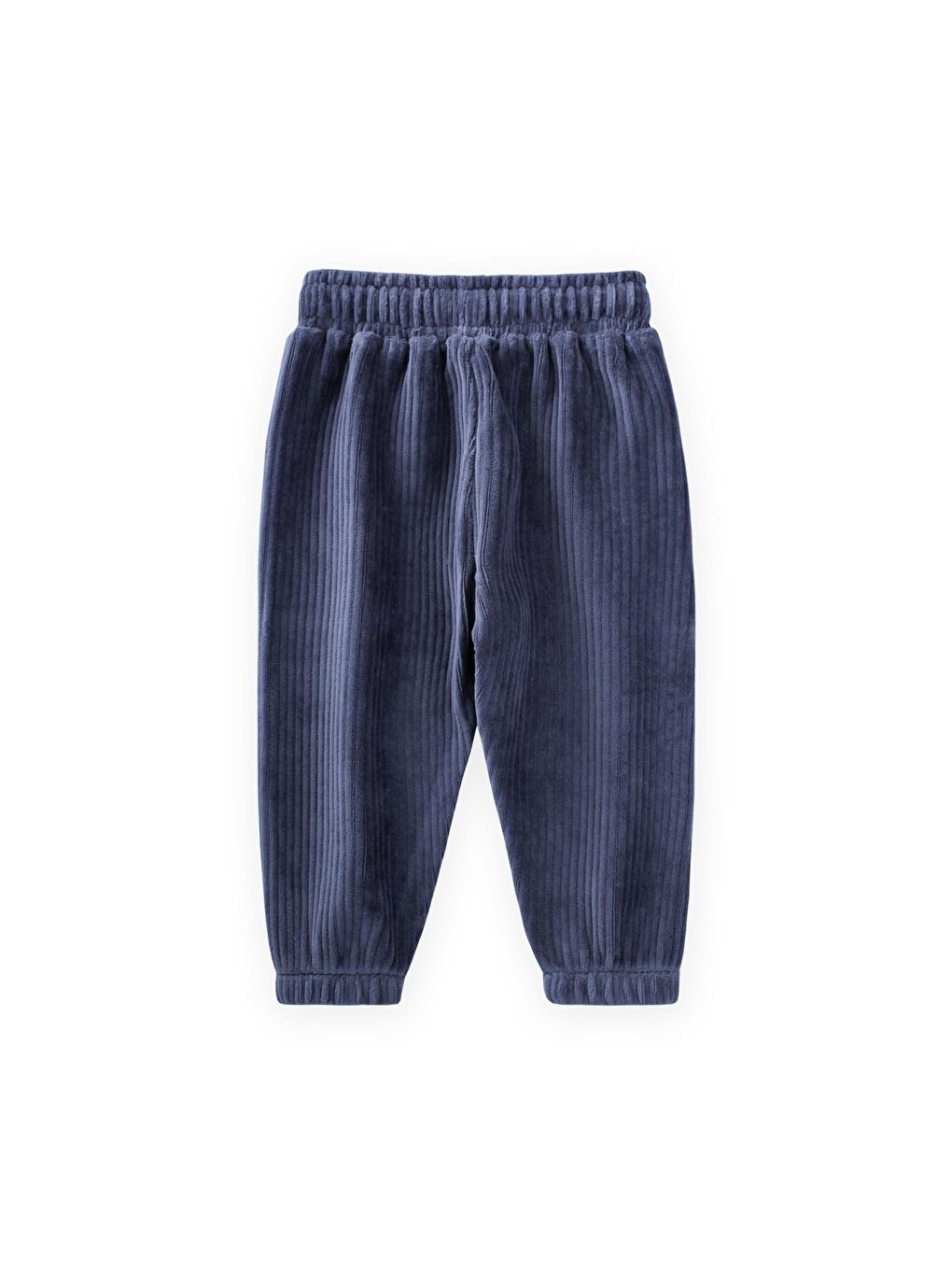 Fitilli Kadife Jogger Pantolon 1-10 Yaş Lacivert-1