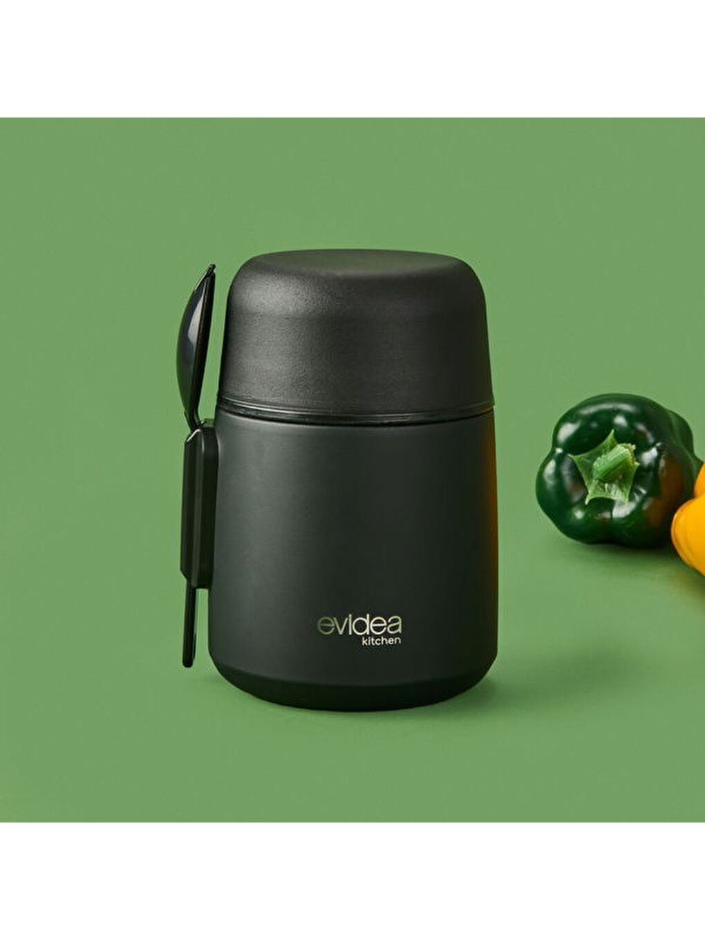 Kitchen Yemek Termosu - Siyah - 500 ml-1