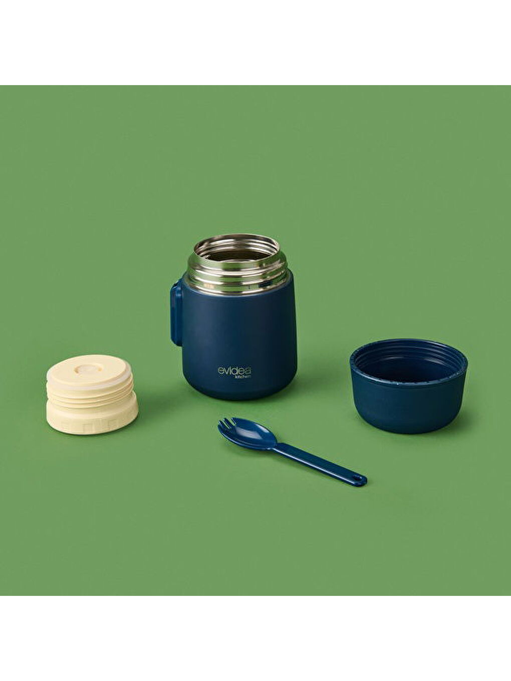 Kitchen Yemek Termosu - Lacivert - 500 ml-4