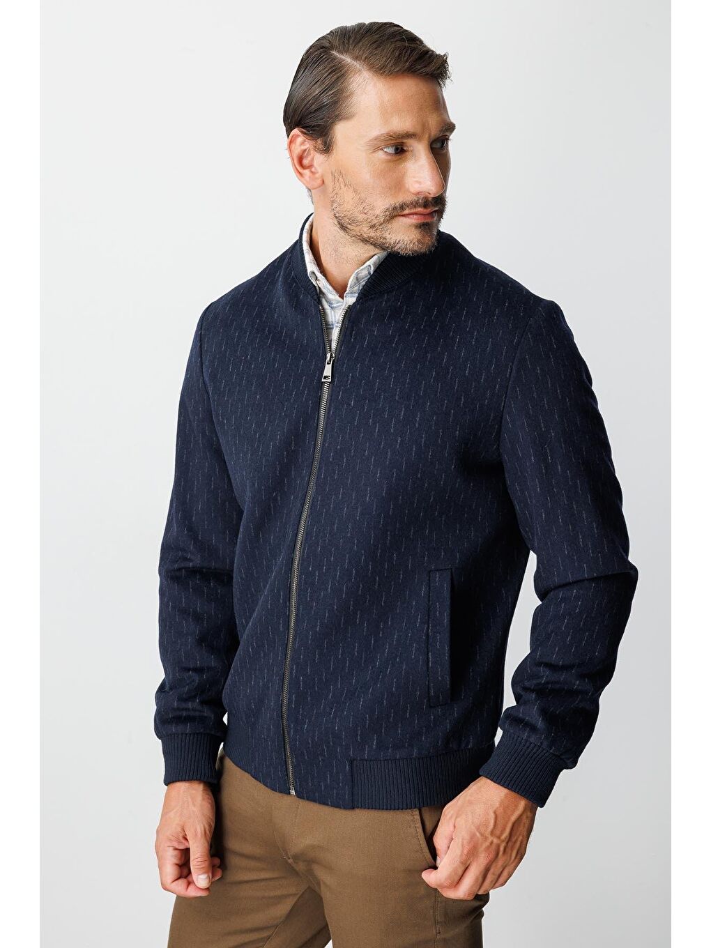 Lacivert Erkek Lacİvert Standart Std Mont-1