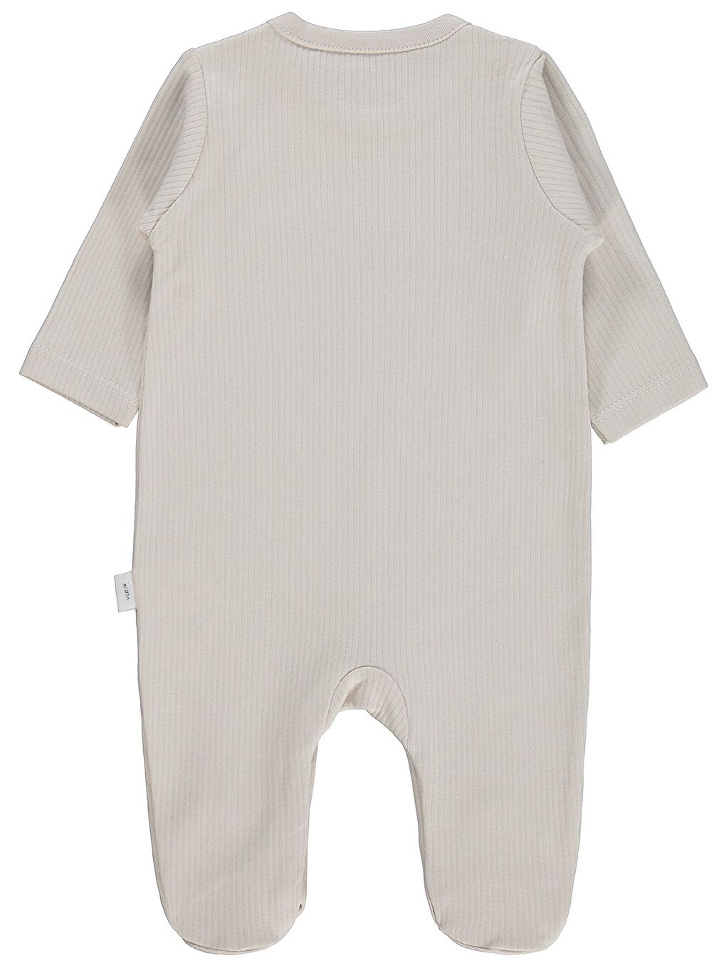 Baby Kedi Baskılı 1-9 Ay Tulum - Bej-1