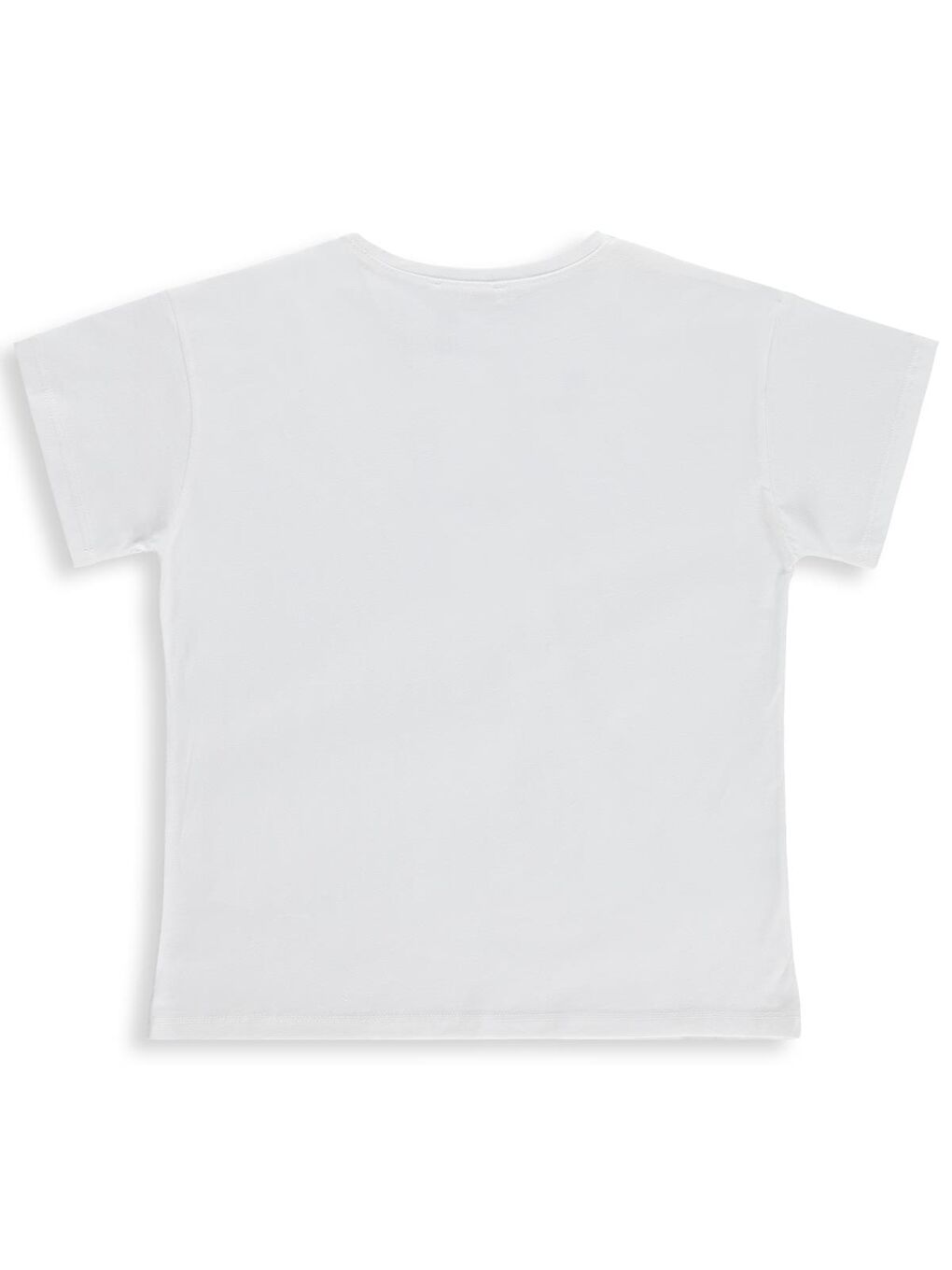 Girls 10-13 Yaş Tişört - Kırık Beyaz-1