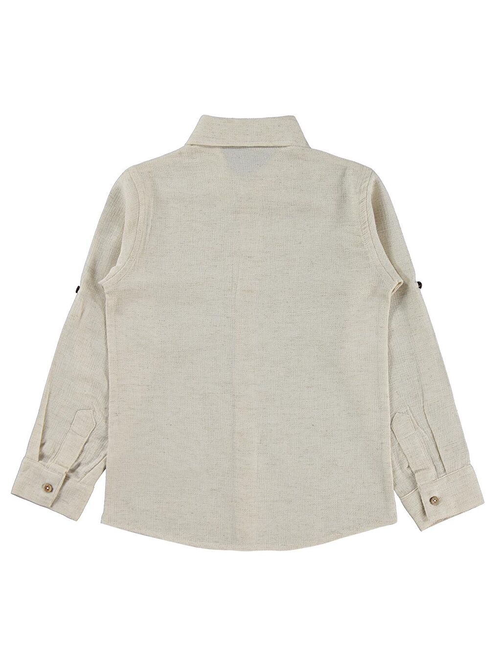 Boys Basic Hasır 6-9 Yaş Gömlek - Bej 7-8 Yaş-1