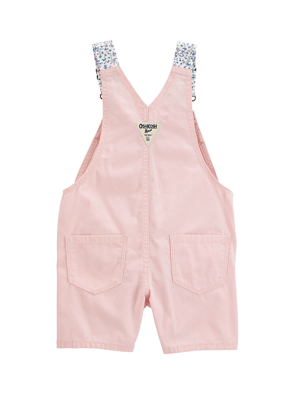 Pembe Küçük Kız Çocuk Salopet Şort-1