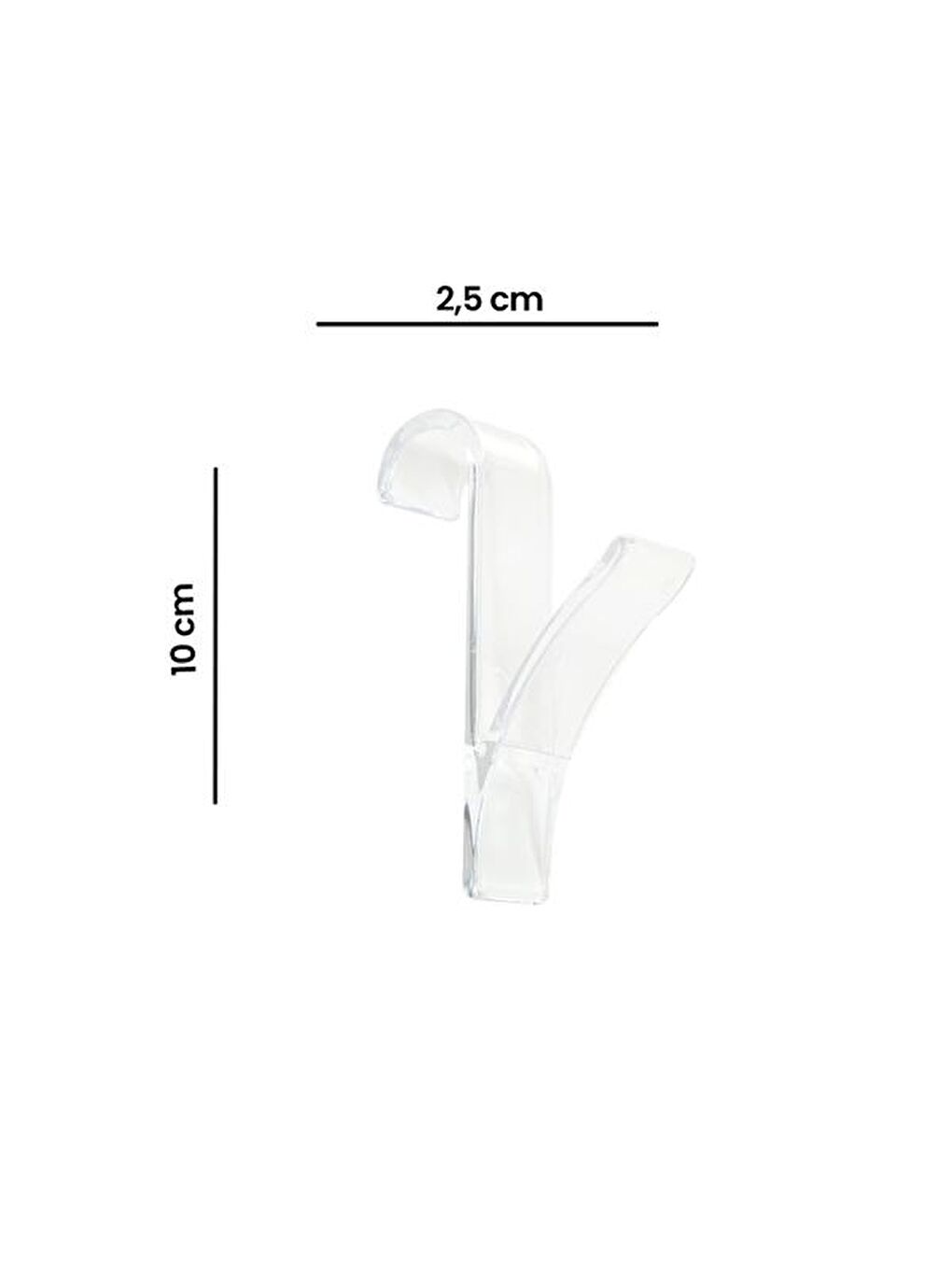 Renksiz 4'lü Pratik Banyo Askısı - Şeffaf-3