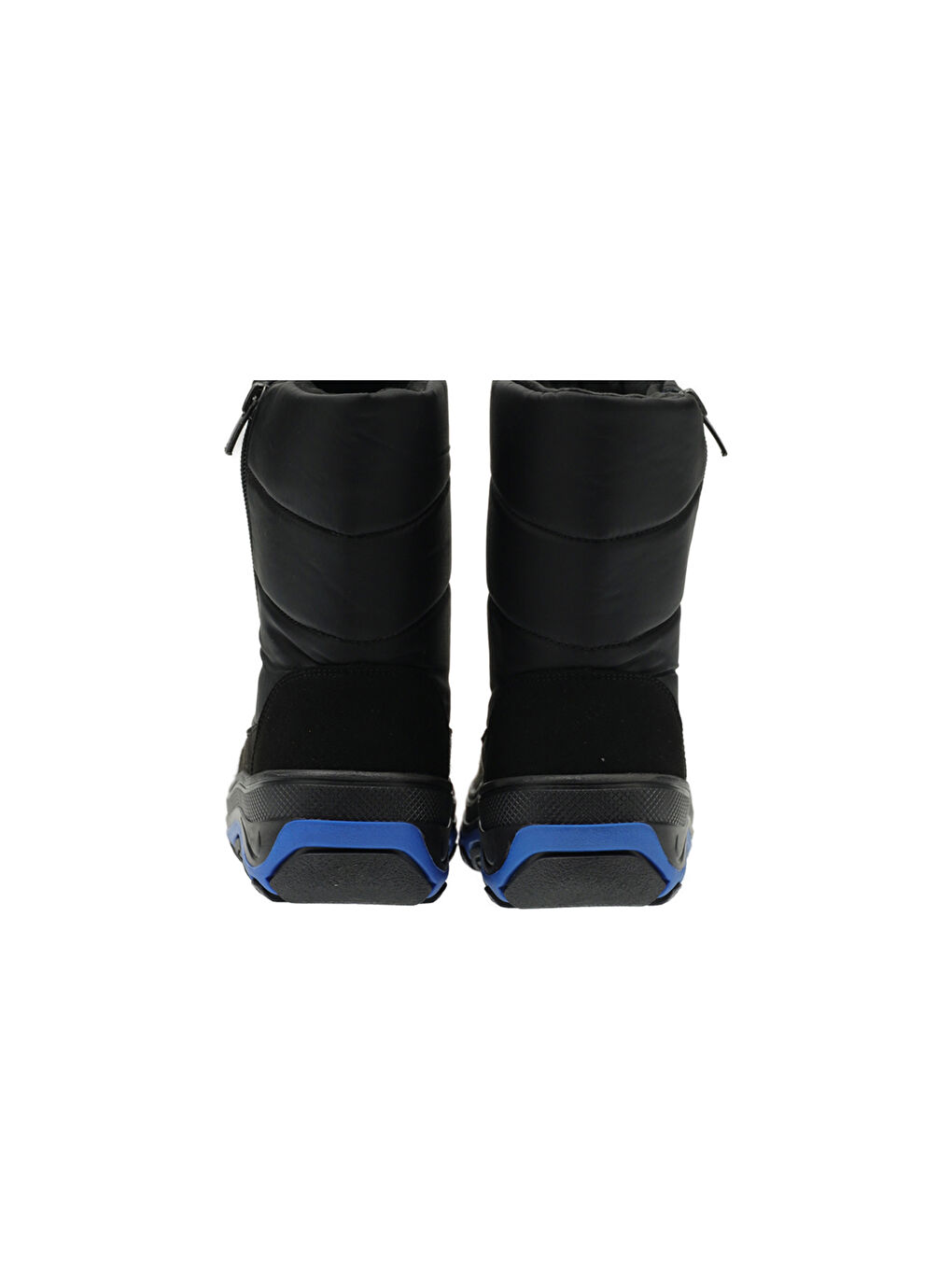 Siyah Kız Çocuk Fermuar Detaylı Kar Botu-8