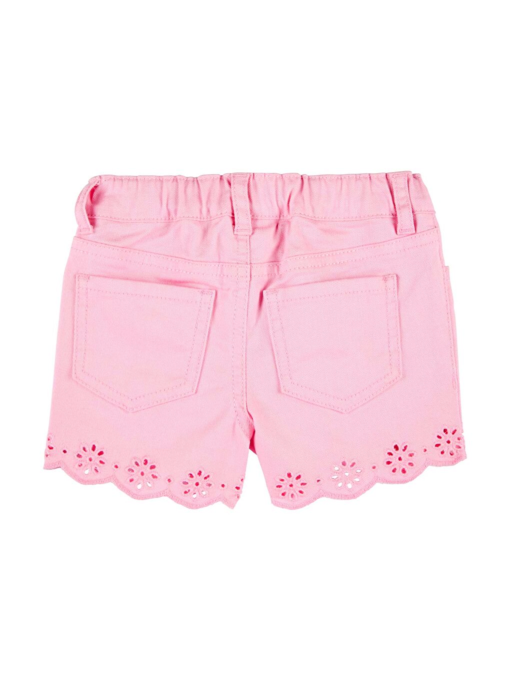 Pembe Küçük Kız Çocuk Şort-1