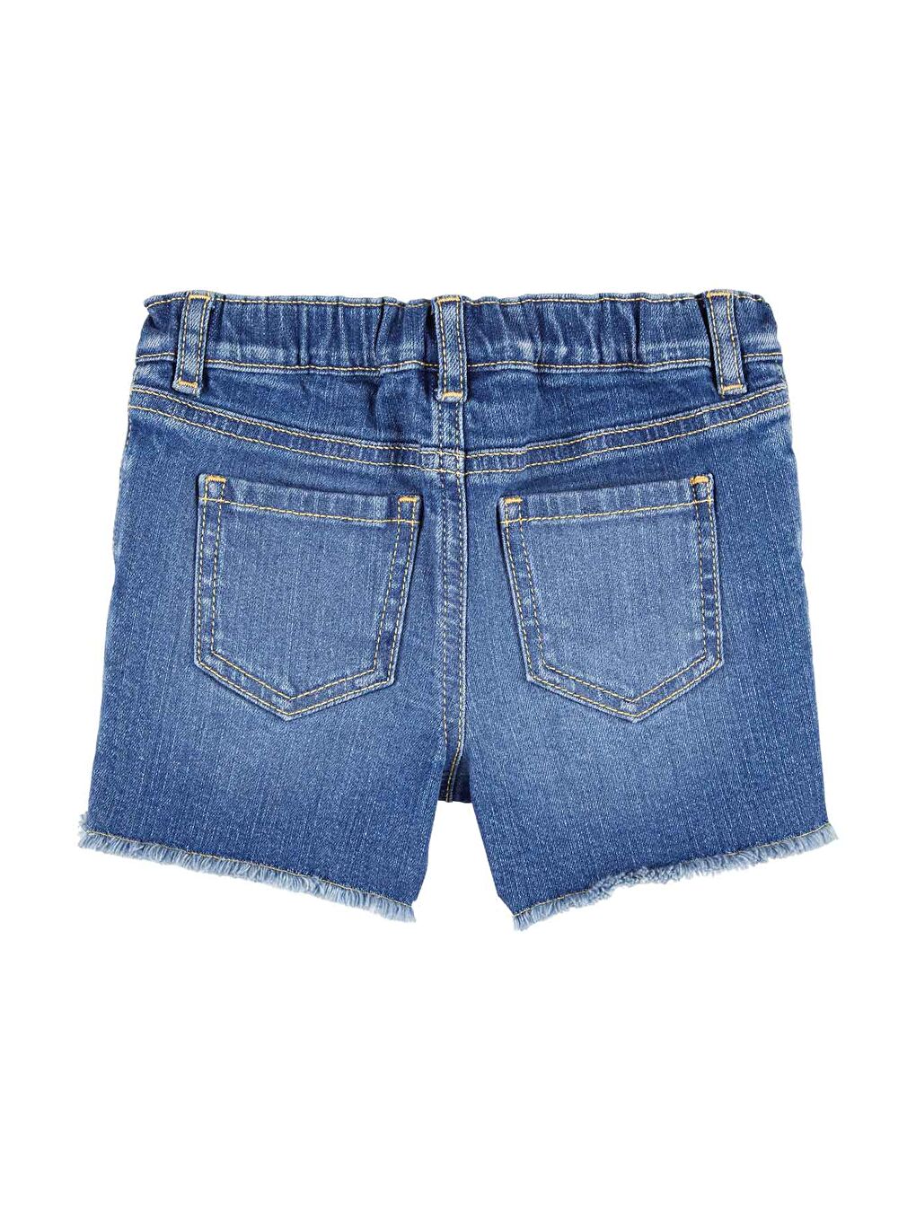 Mavi Küçük Kız Çocuk Şort-1