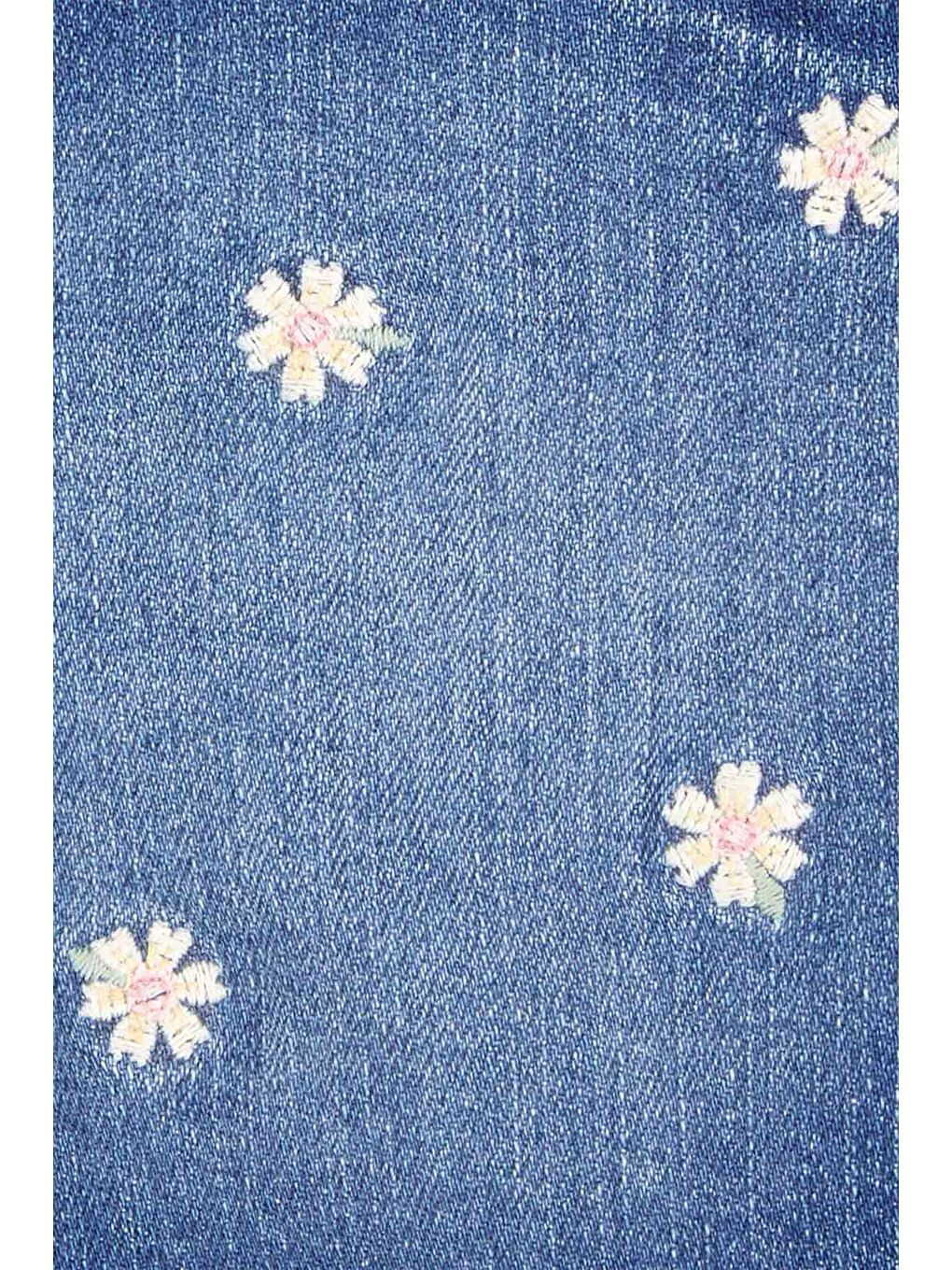 Mavi Küçük Kız Çocuk Şort-2