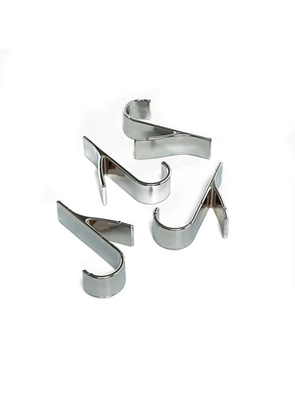 4'lü Pratik Banyo Askısı - Gri-3