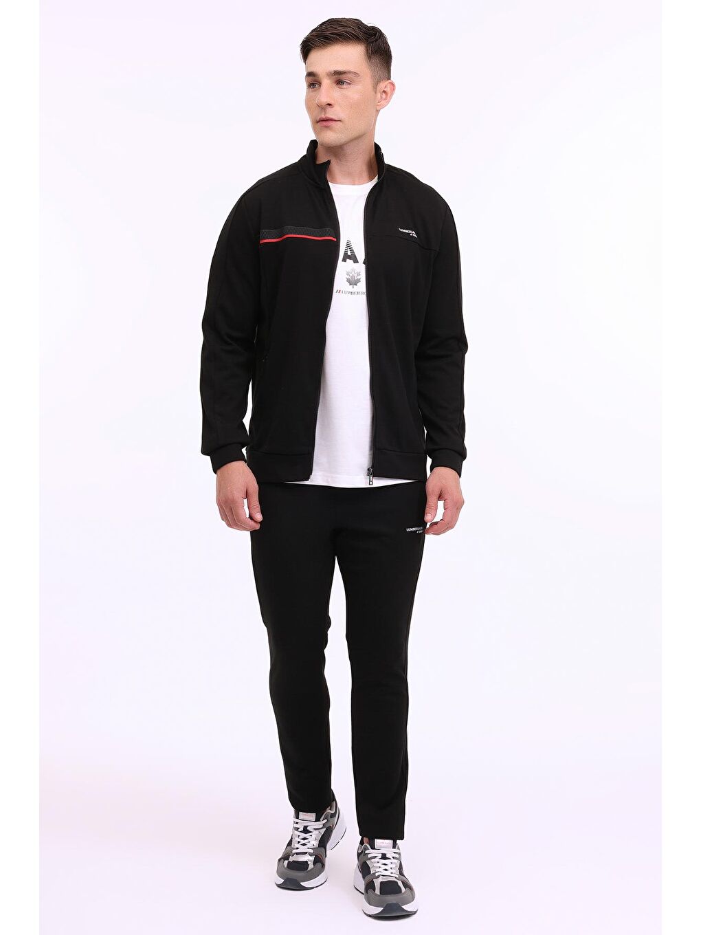 ML RENATO 18ITL1013 4PR Siyah Erkek Eşofman Üstü-2