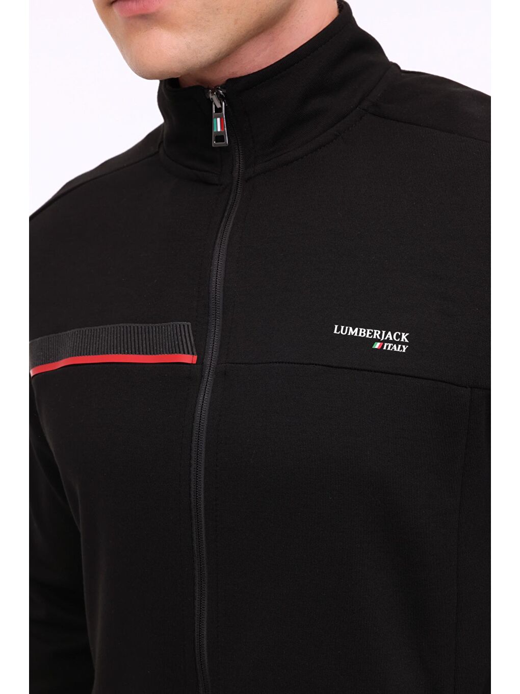 ML RENATO 18ITL1013 4PR Siyah Erkek Eşofman Üstü-3