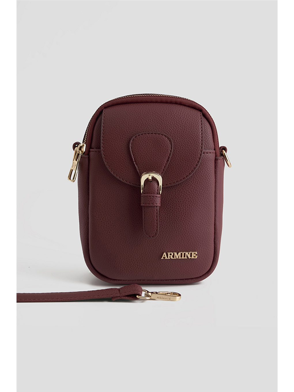 Telefon Çantası Pia Deri 25Yd7406 Bordo