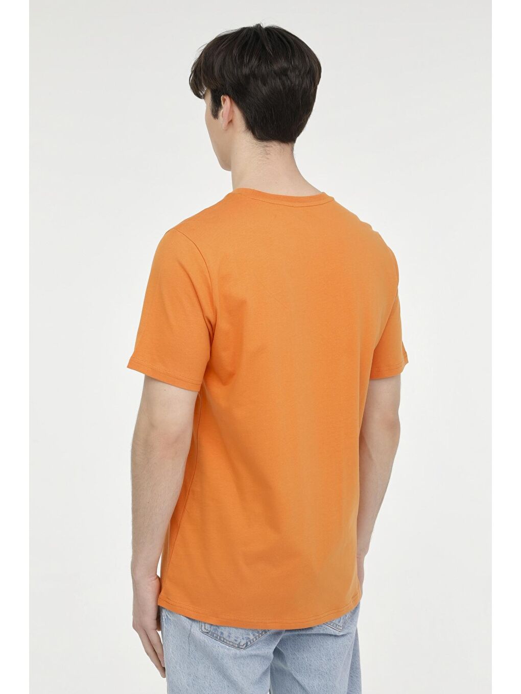 ML ZANDER 11OD-141 4FX Turuncu Erkek Kısa Kol Tişört-1