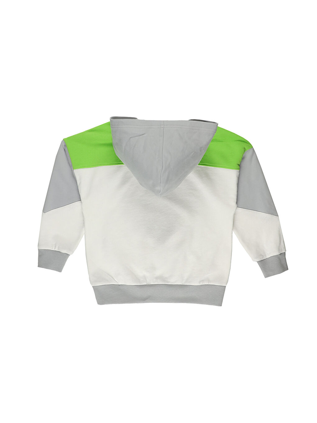 Beyaz Erkek Çocuk Kapüşonlu Sweatshirt-1