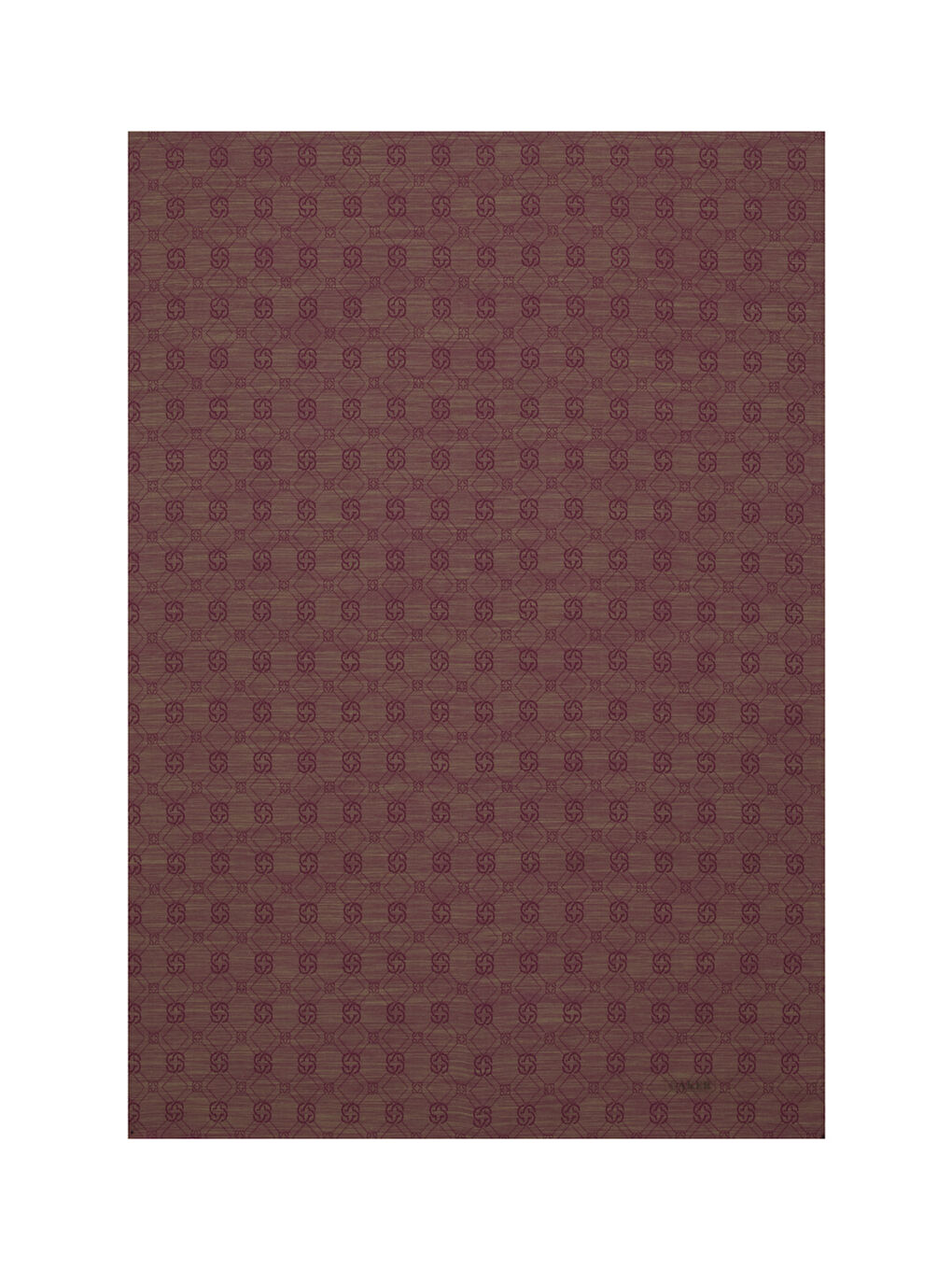 Kahverengi Kiremit İpek Pamuk Jakar Etol