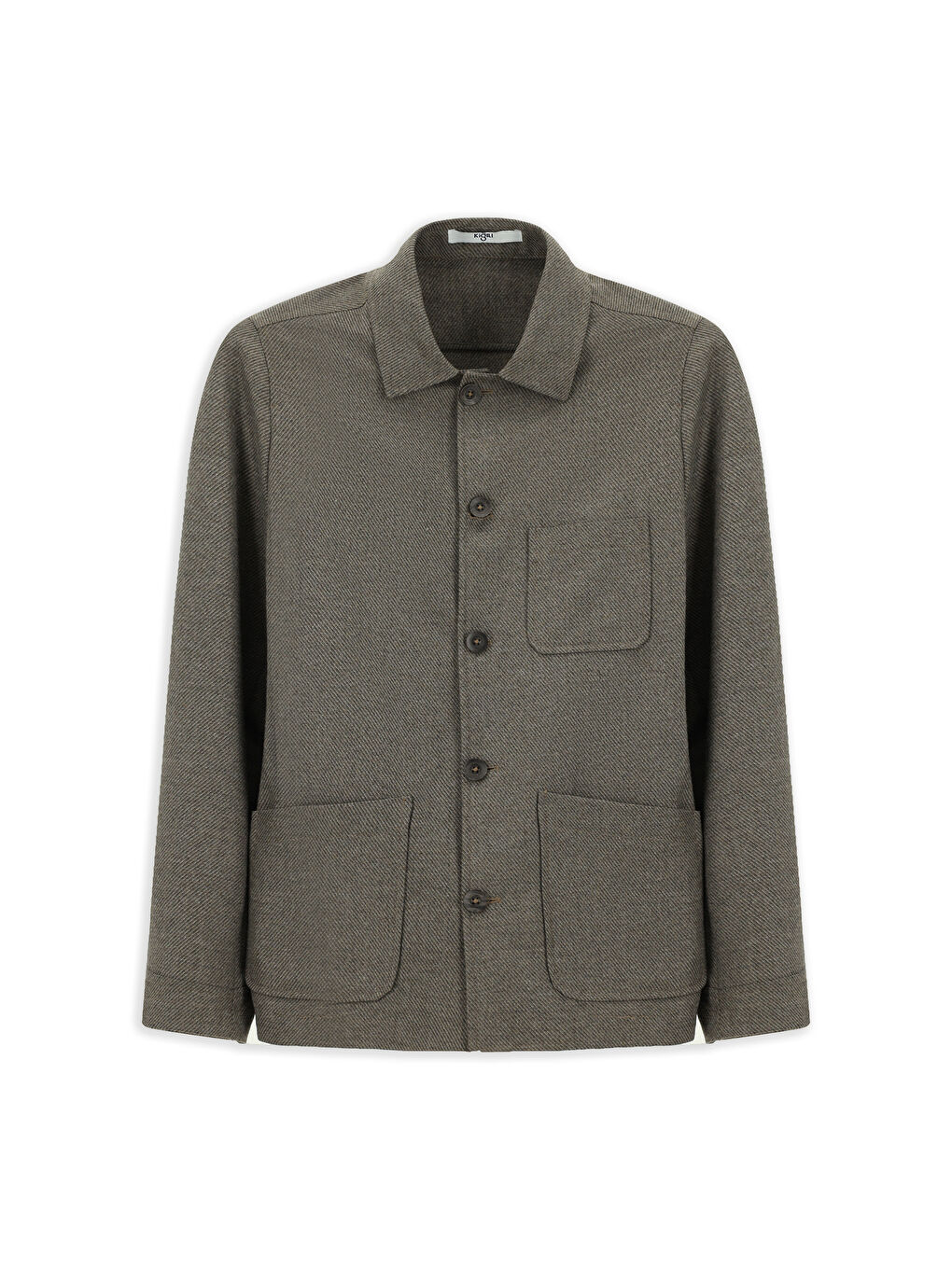 Kahverengi 6 Drop Regular Fit Standart Kesim Spor Yünlü Ceket / Mont-7