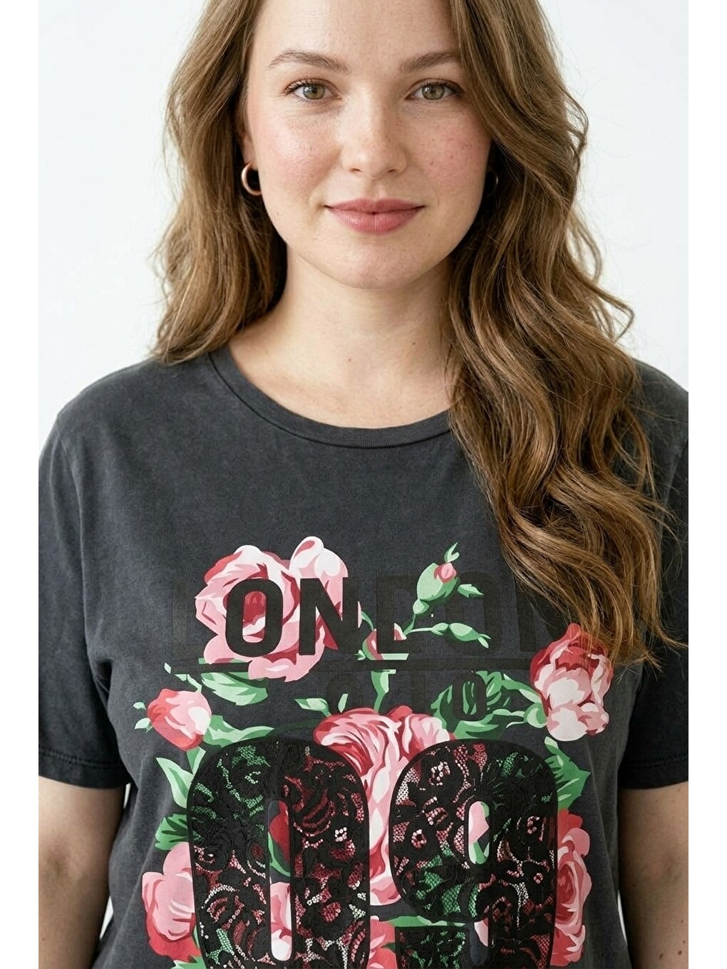 Lacivert Asit Yıkamalı T-shirt-5