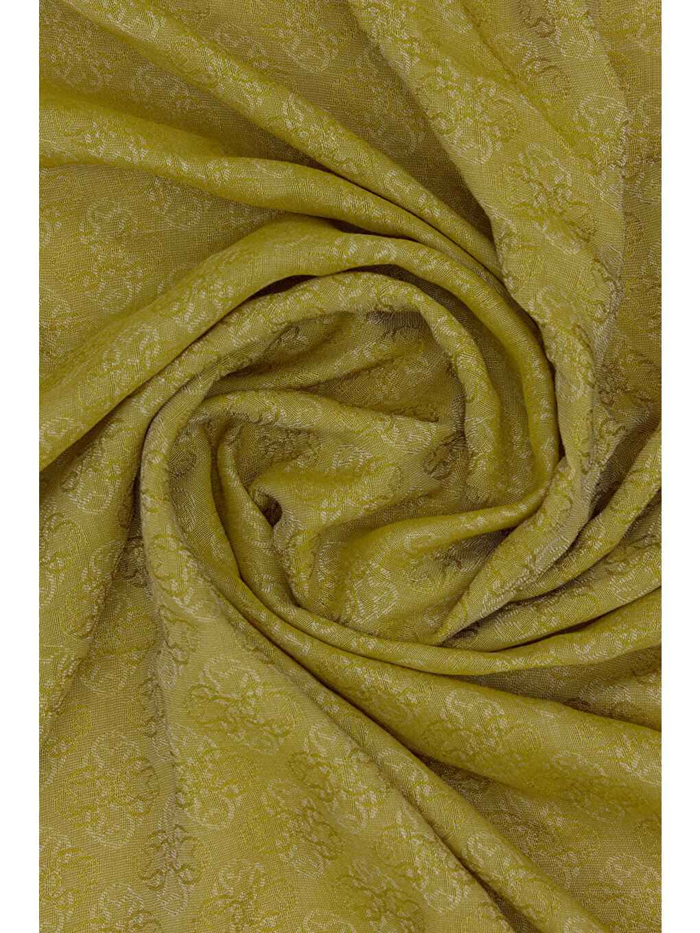 Sarı Monogram Jakar Eşarp-1