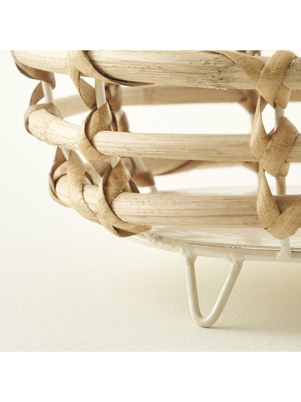 Bej Dawn Yuvarlak Sepet Naturel (27x12 cm)-2