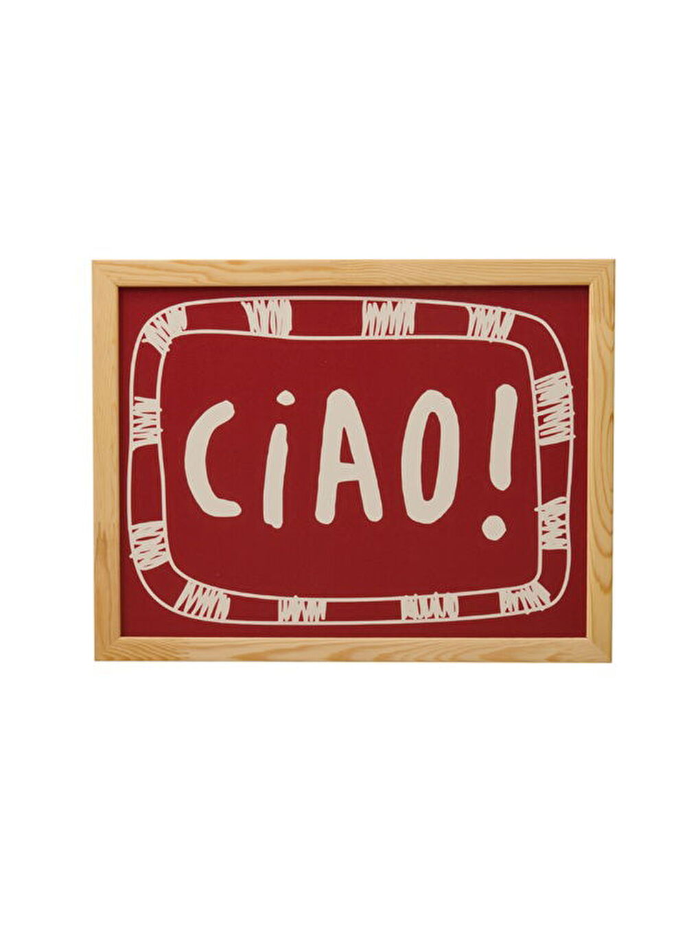 Deco Ciao Duvar Panosu - Kırmızı - 30x40 cm-3