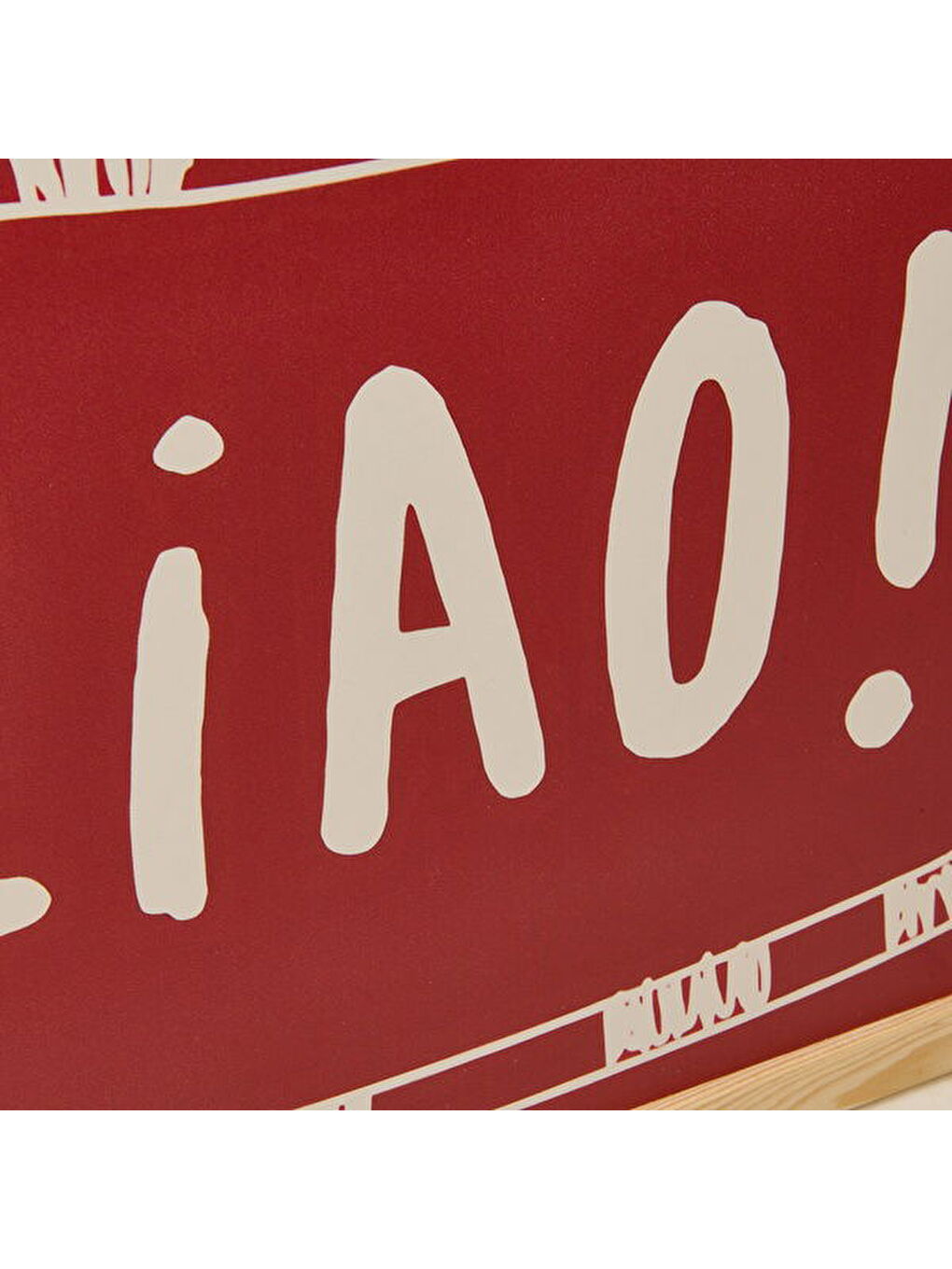 Deco Ciao Duvar Panosu - Kırmızı - 30x40 cm-1
