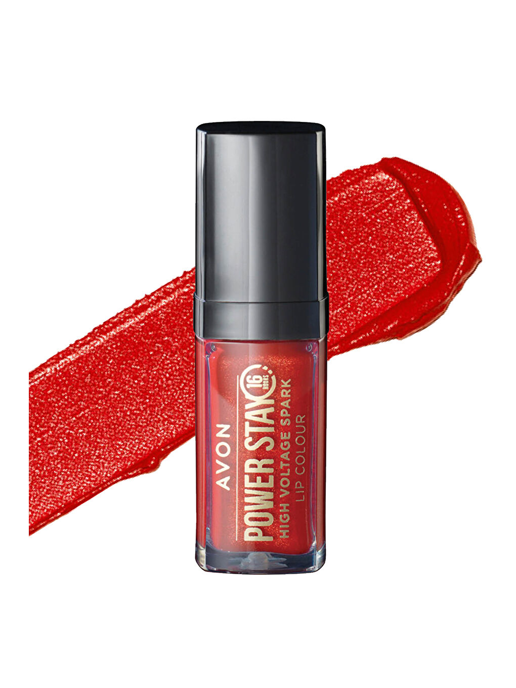 AVON Powerstay High Voltage Spark Likit Ruj Scarlet Flame